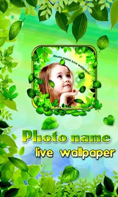 Photo Name Live Wallpaper android App screenshot 6